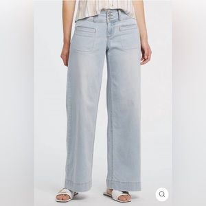 Tribal Audrey 5 Pocket Wide Leg Jean Size 8